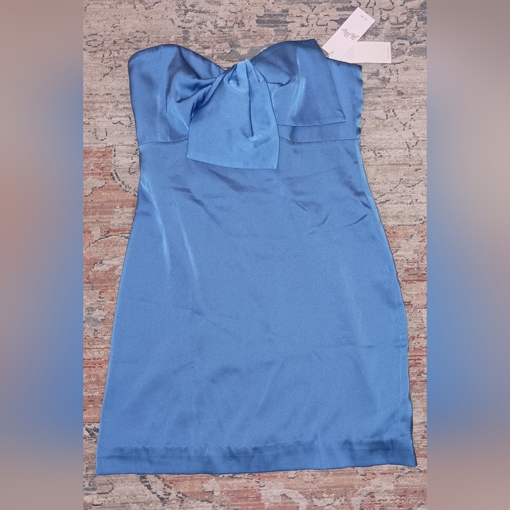 Lilly Pulitzer Carlynn Satin Strapless Gown Size 4 NWTS